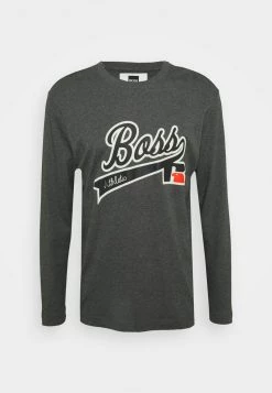 BOSS X RUSSELL ATHLETIC - Camiseta De Manga Larga - Medium Grey, Hombre -Outlet BOSS Tienda 42e0ecd612c84770b04801c04258ad88