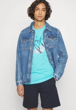 BOSS THINKING - Camiseta Estampada - Open Blue, Hombre -Outlet BOSS Tienda 43562a6820d548e8a0c60704ad431170