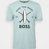 BOSS TYLAN - Camiseta Estampada - Turquoise/aqua, Hombre