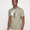 BOSS THINKING - Camiseta Estampada - Light Beige, Hombre