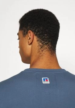 BOSS X RUSSELL ATHLETIC - Camiseta De Manga Larga - Bright Blue, Hombre -Outlet BOSS Tienda 4714ba7b41e24469b9ebda0b6344f721