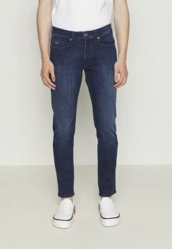BOSS TABER - Vaqueros Tapered - Medium Blue, Hombre