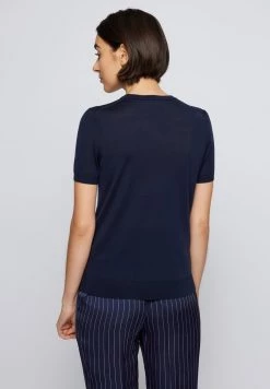 BOSS FALYSSIA - Camiseta Básica - Open Blue, Mujer -Outlet BOSS Tienda 49f4871f9ed746579e00cf98a4897b69