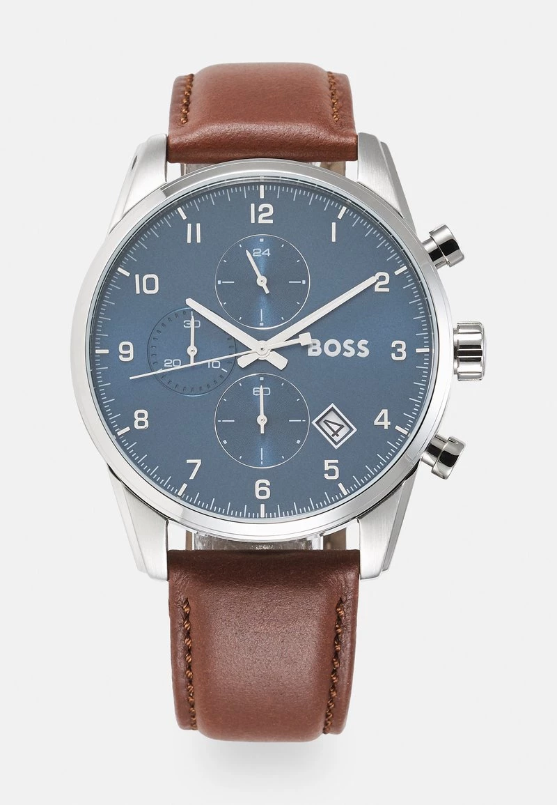 BOSS SKYMASTER - Reloj - Brown/silver Blue, Hombre 1 BOSS SKYMASTER - Reloj - Brown/silver Blue, Hombre