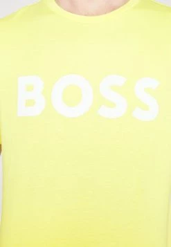 BOSS Thinking - Camiseta Estampada - Bright Yellow, Hombre -Outlet BOSS Tienda 4f1ccd77165f4a17ab4f8d9c81cdb3ae