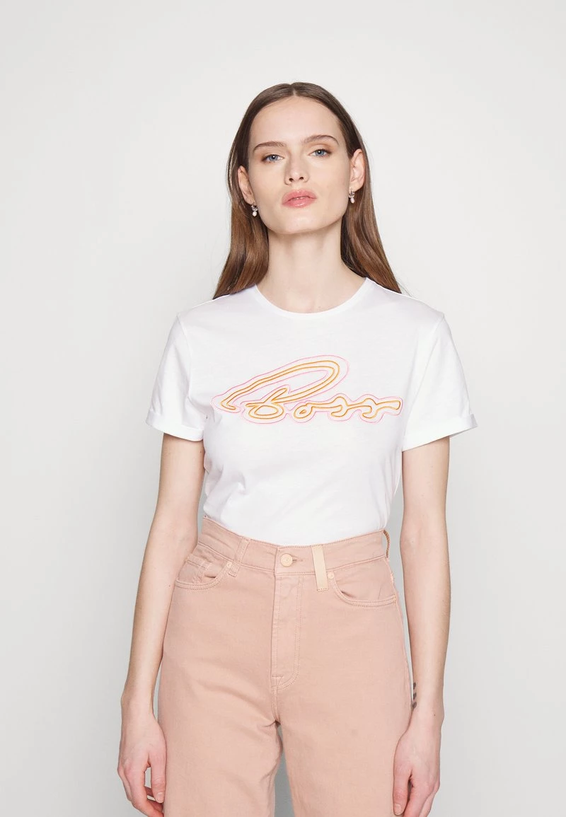 BOSS SUMMER - Camiseta Estampada - Open White, Mujer 1 BOSS SUMMER - Camiseta Estampada - Open White, Mujer