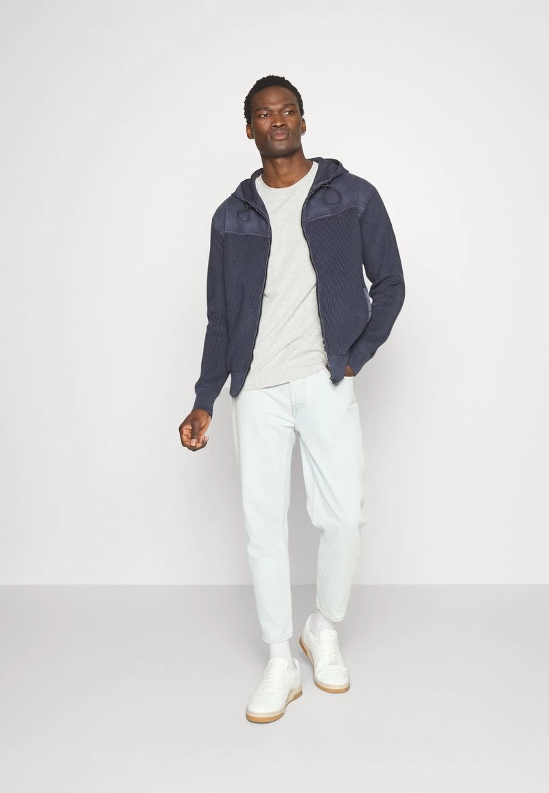 BOSS ALYBOMERS - Chaqueta De Punto - Dark Blue, Hombre 2 BOSS ALYBOMERS - Chaqueta De Punto - Dark Blue, Hombre - Imagen 2