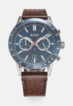 BOSS ALLURE - Reloj - Brown/silver-coloured/blue, Hombre