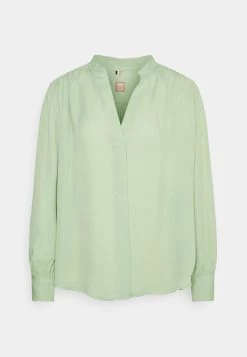 BOSS Blusa - Light Pastel Green, Mujer