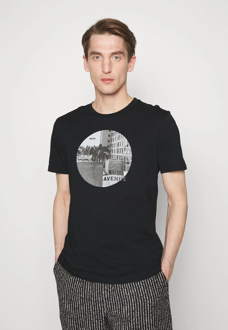 BOSS THINKING - Camiseta Estampada - Black, Hombre 4 BOSS THINKING - Camiseta Estampada - Black, Hombre - Imagen 4