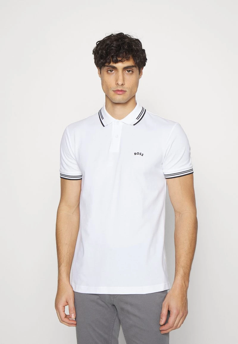 BOSS PAUL CURVED - Polo - White, Hombre 1 BOSS PAUL CURVED - Polo - White, Hombre