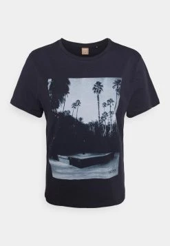 BOSS Camiseta Estampada - Open Blue, Mujer 10 BOSS Camiseta Estampada - Open Blue, Mujer -Outlet BOSS Tienda 59dfe93fb43f434d87726243dbde07d6