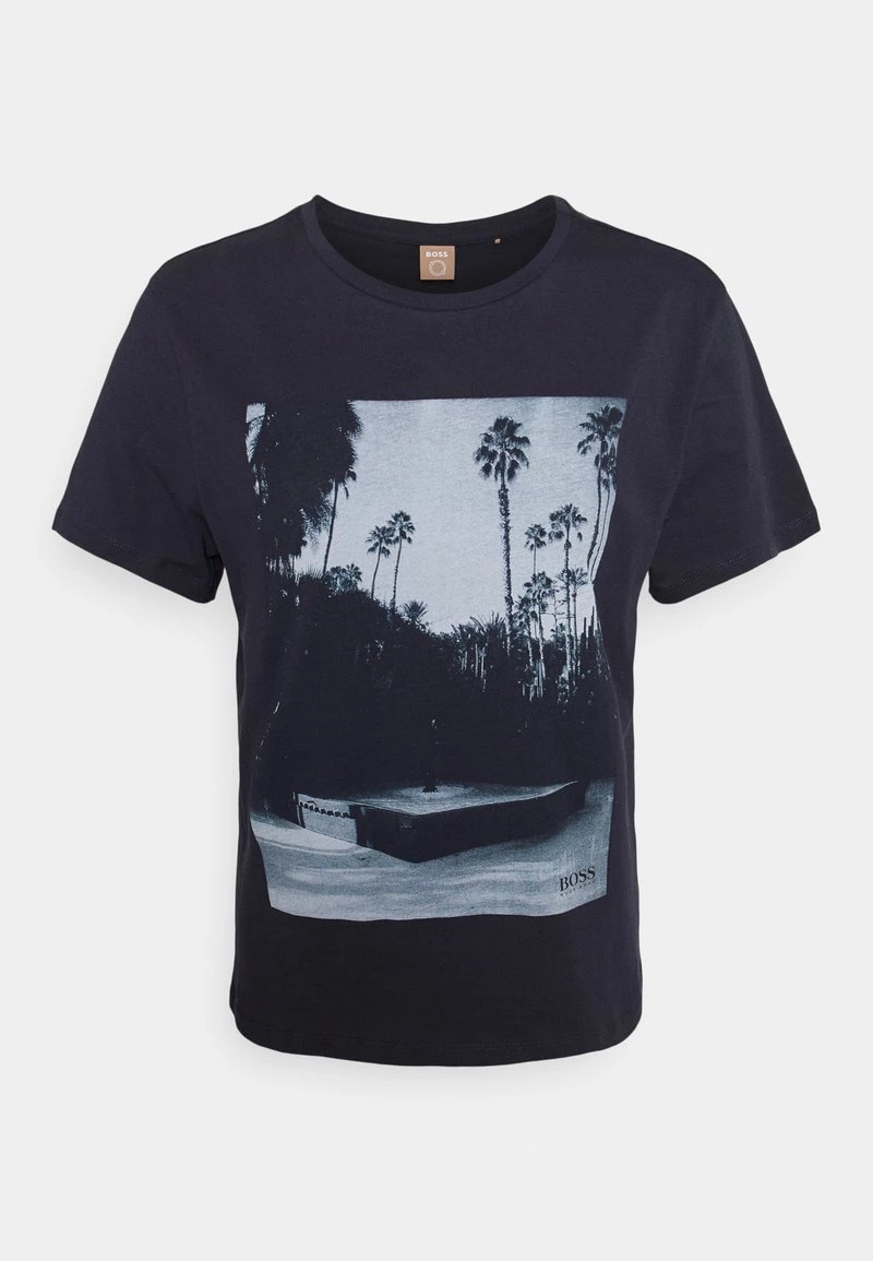 BOSS Camiseta Estampada - Open Blue, Mujer 5 BOSS Camiseta Estampada - Open Blue, Mujer - Imagen 5