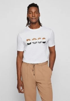 BOSS TIBURT - Camiseta Estampada - Natural, Hombre