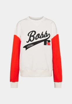 Boss X Russell Athletic ERAISA - Sudadera - Soft Cream, Mujer -Outlet BOSS Tienda 5c1a81e068464721843dd19bf6c263c0