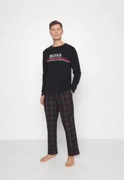 BOSS URBAN LONG - Pijama - Black, Hombre