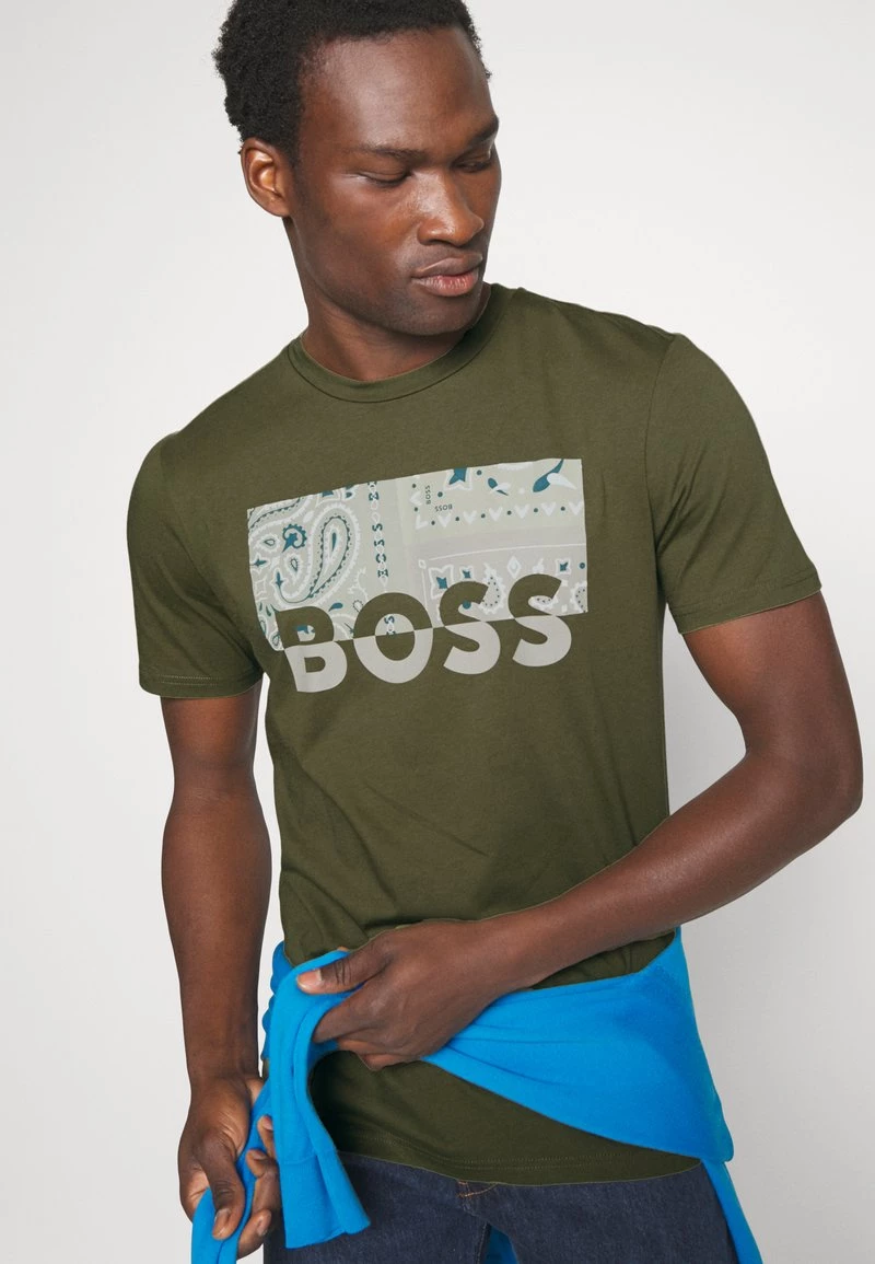 BOSS THINKING - Camiseta Estampada - Open Green, Hombre 4 BOSS THINKING - Camiseta Estampada - Open Green, Hombre - Imagen 4