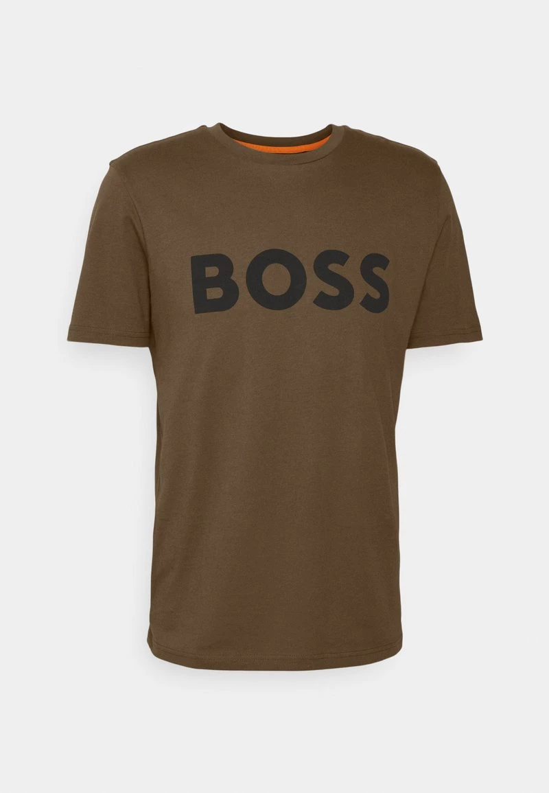 BOSS Thinking - Camiseta Estampada - Dark Green, Hombre 5 BOSS Thinking - Camiseta Estampada - Dark Green, Hombre - Imagen 5