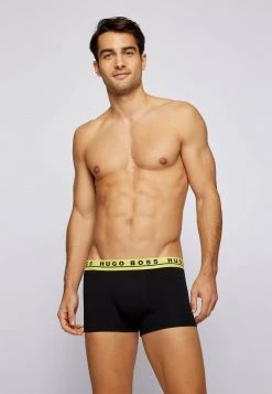 BOSS TRUNK 3 PACK - Culotte - Black, Hombre