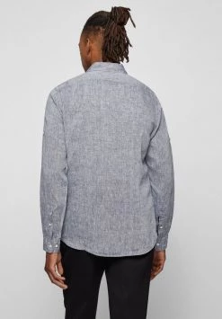 BOSS LUKAS - Camisa - Grey/blue, Hombre -Outlet BOSS Tienda 62a269e49d174865b967999fa39d6e72