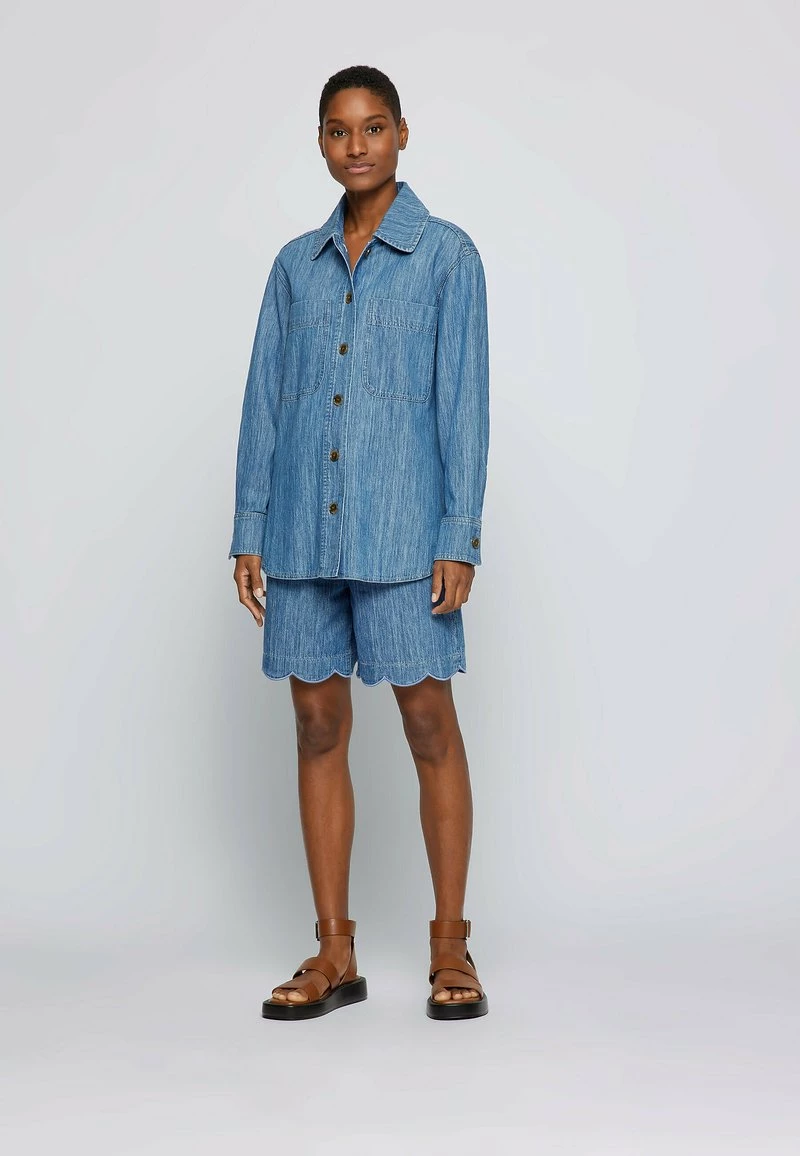 BOSS Shorts Vaqueros - Turquoise, Mujer 2 BOSS Shorts Vaqueros - Turquoise, Mujer - Imagen 2