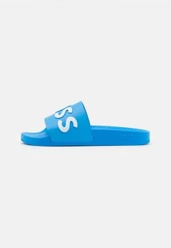 BOSS BAY IT SLID UNISEX - Chanclas De Baño - Bright Blue, Unisexo