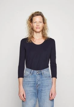 BOSS ECIRASA - Camiseta De Manga Larga - Midnight, Mujer