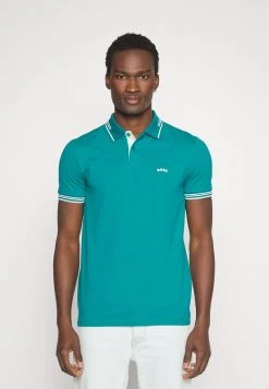 BOSS PAUL CURVED - Polo - Open Green, Hombre