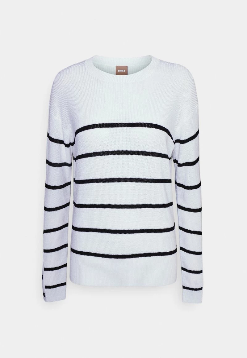BOSS FITTINA - Jersey De Punto - White/black, Mujer 5 BOSS FITTINA - Jersey De Punto - White/black, Mujer - Imagen 5