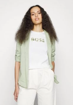 BOSS ELOGO - Camiseta Estampada - White, Mujer -Outlet BOSS Tienda 6bfc17f6aea04e91a49e8c05ae8df1f1