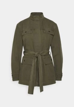 BOSS JACONA - Chaqueta Fina - Dark Green, Mujer