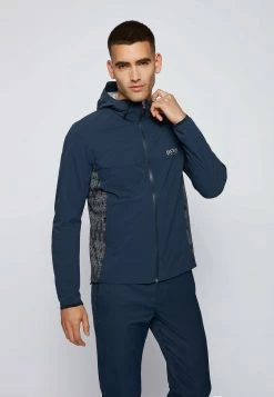 BOSS Chaqueta Fina - Dark Blue, Hombre