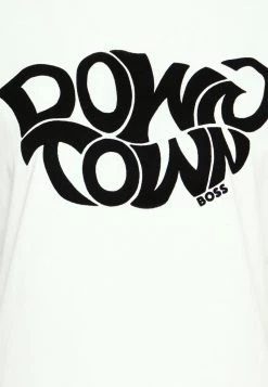 BOSS EDIARY - Camiseta Estampada - Open White, Mujer -Outlet BOSS Tienda 6db8277531a444588d6de99a030bd123