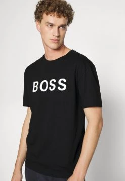 BOSS TEE - Camiseta Estampada - Black, Hombre -Outlet BOSS Tienda 72e48f213a804cc994e6b3a735ac260d