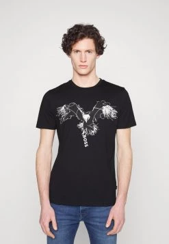 BOSS THINKING - Camiseta Estampada - Black, Hombre