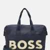 BOSS CATCH HOLDALL UNISEX - Bolsa De Fin De Semana - Dark Blue, Unisexo