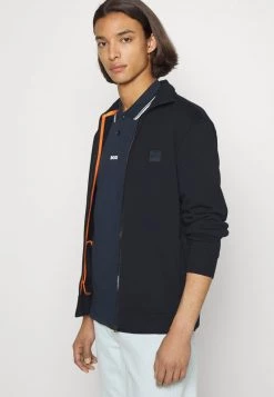BOSS ZESTART - Sudadera Con Cremallera - Dark Blue, Hombre -Outlet BOSS Tienda 76864e325d2042d885031e21ccfaacb5