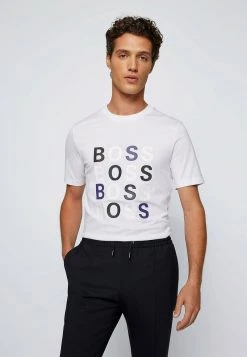 BOSS TESSLER - Camiseta Estampada - White, Hombre -Outlet BOSS Tienda 76ca1c4e79214981aec55c139c8cb728