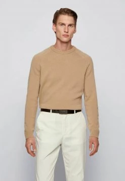 BOSS TITANIUM_RUNN - Cinturón - Dark Brown, Hombre