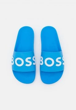 BOSS BAY IT SLID UNISEX - Chanclas De Baño - Bright Blue, Unisexo -Outlet BOSS Tienda 7772dede74f541c0b77450954431f388
