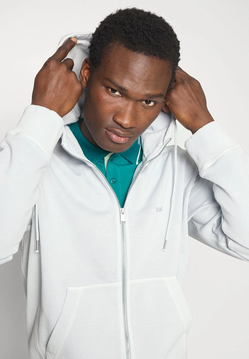 BOSS ZEFADE - Sudadera Con Cremallera - Open Grey, Hombre 4 BOSS ZEFADE - Sudadera Con Cremallera - Open Grey, Hombre - Imagen 4