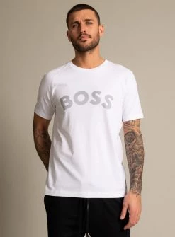 BOSS NAPS TEE - Camiseta Estampada - White, Hombre
