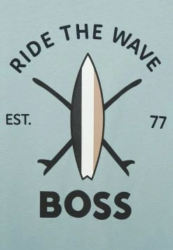 BOSS TYLAN - Camiseta Estampada - Turquoise/aqua, Hombre -Outlet BOSS Tienda 79fafc0913b74ad5a2b7115471095c8d