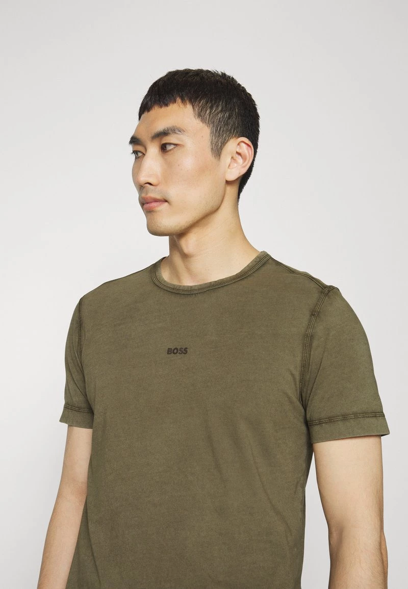 BOSS TOKKS - Camiseta Básica - Dark Green, Hombre 4 BOSS TOKKS - Camiseta Básica - Dark Green, Hombre - Imagen 4