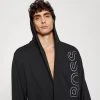 BOSS IDENTITY HOODED ROBE - Albornoz - Black, Hombre
