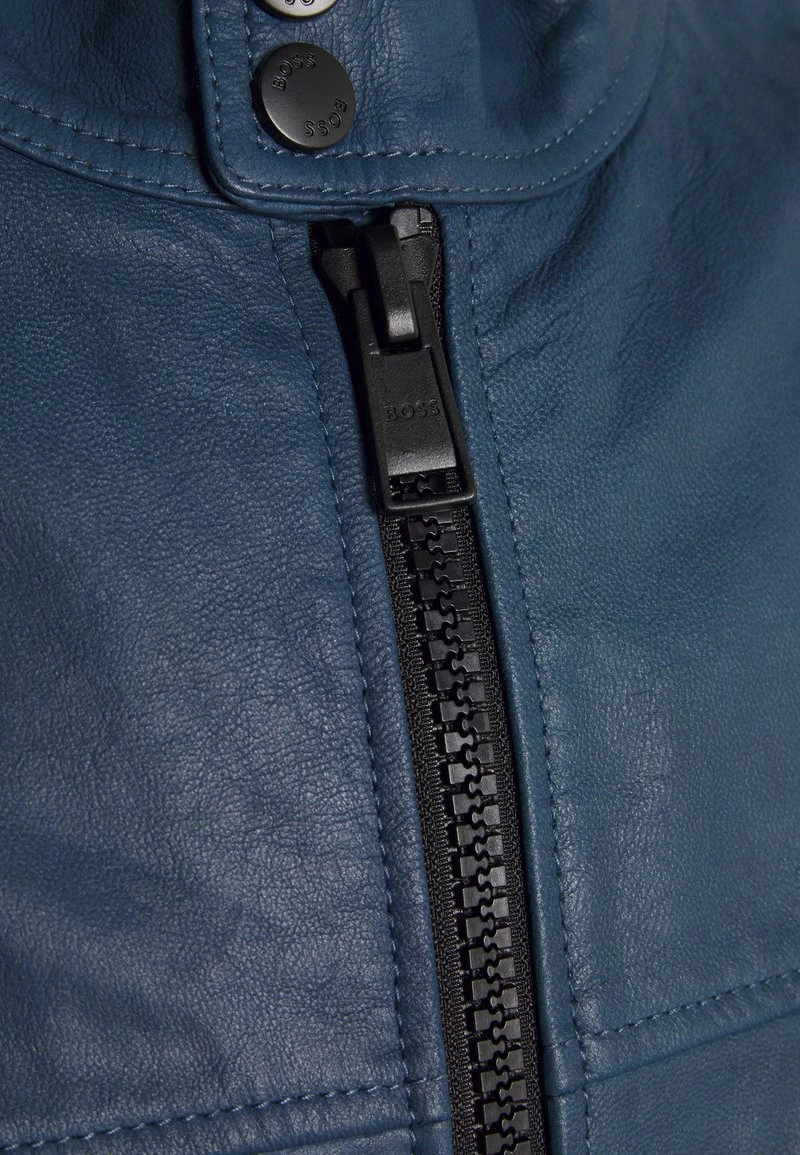 BOSS JOSEP - Chaqueta De Cuero - Navy, Hombre 3 BOSS JOSEP - Chaqueta De Cuero - Navy, Hombre - Imagen 3