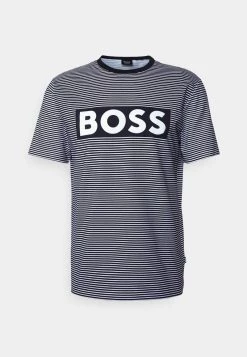 BOSS TIBURT - Camiseta Estampada - Dark Blue, Hombre -Outlet BOSS Tienda 81621b8a11684986988f4936b03a91a0
