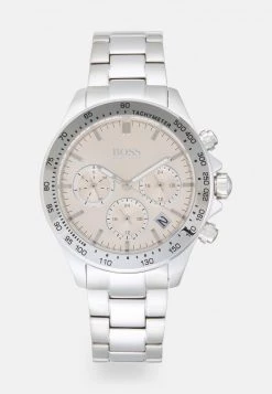 BOSS NOVIA - Cronógrafo - Silver-coloured/pink, Mujer