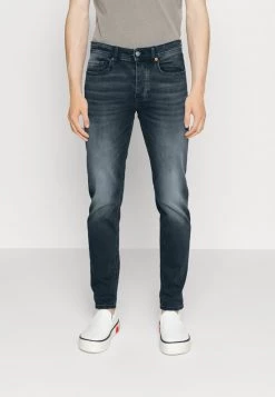 BOSS TABER - Vaqueros Tapered - Navy, Hombre