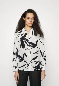 BOSS BANORA - Blusa - White/black, Mujer